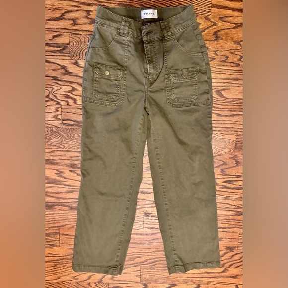 FRAME Denim EUC 25
70s Washed Summer Sage Crop Jean - Picture 3 of 6